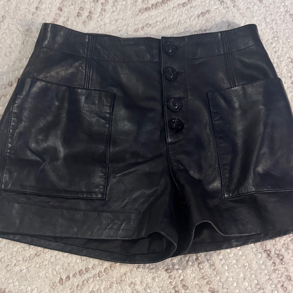 Joie Leather Women's Shorts
